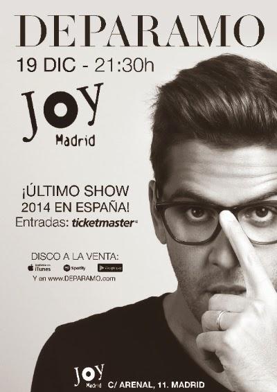 DEPARAMO, el pianista que fusiona clásico, jazz y electrónica en concierto - 19 Dic. Joy Eslava (Madrid)‏