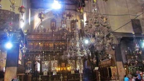 Gruta del nacimiento de Jesús. Belén. Palestina