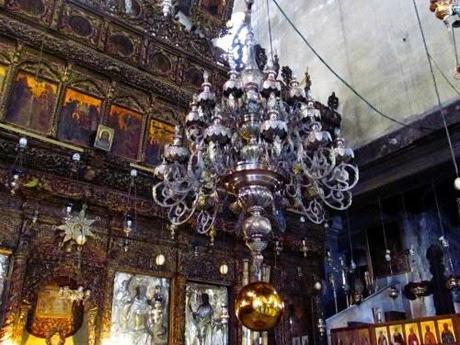 Gruta del nacimiento de Jesús. Belén. Palestina