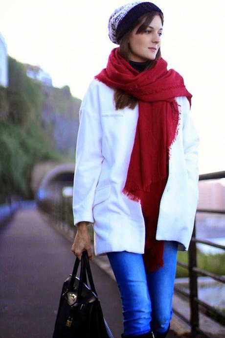 Black and White Beanie Black and White Beanie