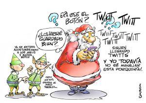 Santa Claus twit