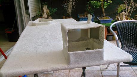 Diorama con Acers Campestres : 4- empiezo la construccion . Diorama con Acers Campestres : 4- empiezo la construccion .