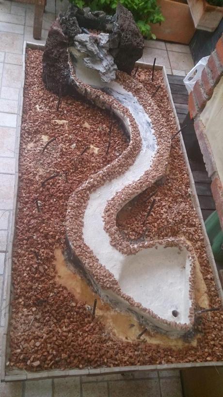 Diorama con Acers Campestres : 5- terminando la construccion . Diorama con Acers Campestres : 5- terminando la construccion .