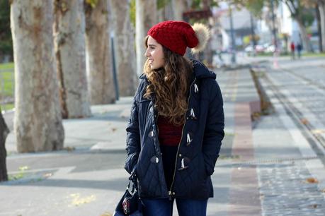 RED BEANIE