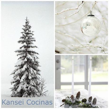 Cocinas con los Colores de la Navidad decoracion-navideña-en-la-cocina