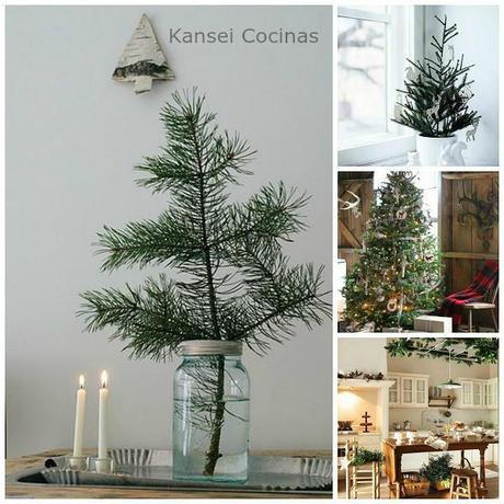 Cocinas con los Colores de la Navidad decoración-navideña-en -la-cocina