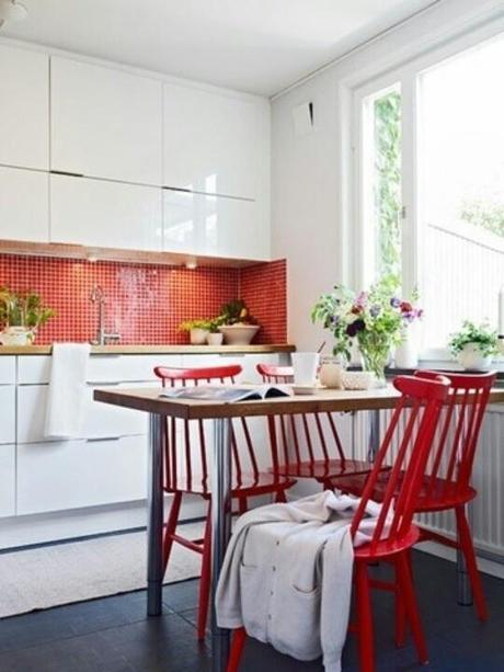 Cocinas con los Colores de la Navidad cocinas-rojas