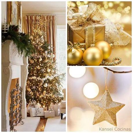 Cocinas con los Colores de la Navidad decoración-navideña-en -la-cocina