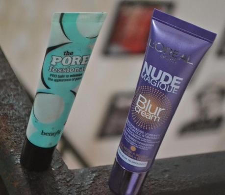 DUPE : Loreal nude magique blur V.S. Benefit Porefessional