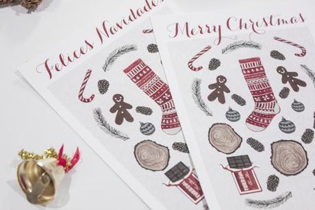 Postal navideña de Srta Edwina para descargar