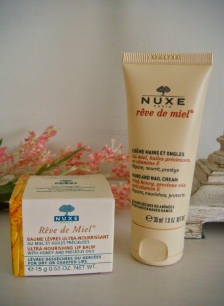 Crema de Manos y bálsamo de labios Rêve de Miel de NUXE