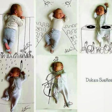 Ideas originales para fotografiar al bebé