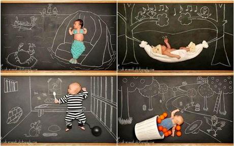 Ideas originales para fotografiar al bebé