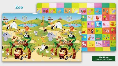 Alfombra para jugar y gatear