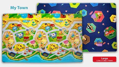 Alfombra para jugar y gatear