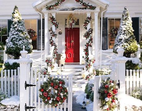 ¿Cómo decoran las casas para Navidad en Estados Unidos?