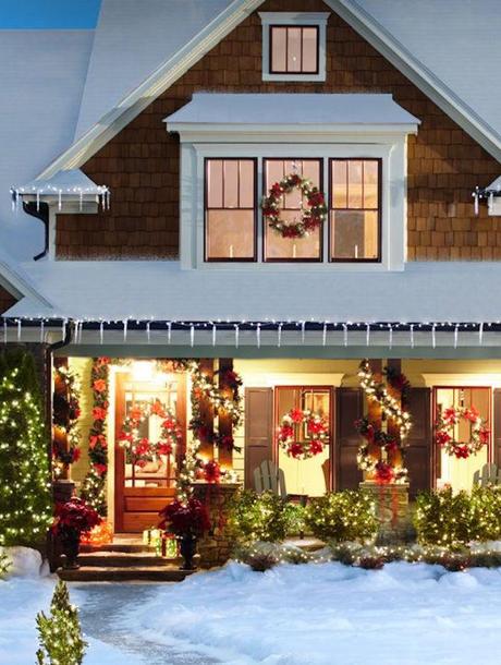 ¿Cómo decoran las casas para Navidad en Estados Unidos?