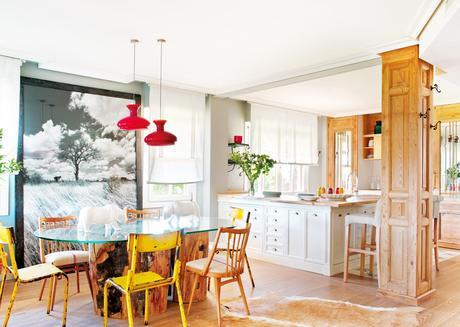 Retro y color. Espacios luminsos plagados de detalle Retro y color. Espacios luminsos plagados de detalle