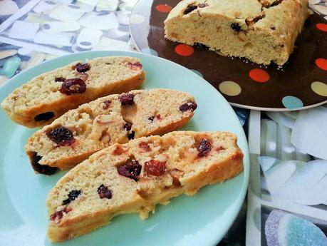 Receta de Navidad vegana: Biscotti navideño con frutos secos