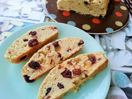 Receta de Navidad vegana: Biscotti navideño con frutos secos