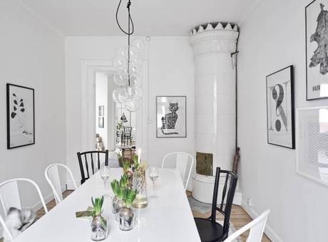 interiores espacios pequeños estilo nordico escandinavo invierno diseño interiores nórdicos decoración navideña nórdica decoración navidad natural decoración en gris y blanco decoración comedores y salones nórdicos cocinas blancas pequeñas blog decoracion interiores 