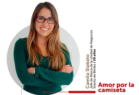 camila siabato jefe de marca de la unidad de negocios snacks de bimbo