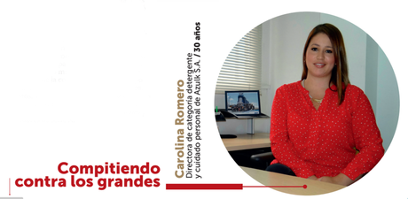 carolina romero directora de categoria detergente y cuidado personal de Azulk S