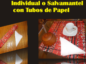 Recicla papel para hacer individuales salvamanteles