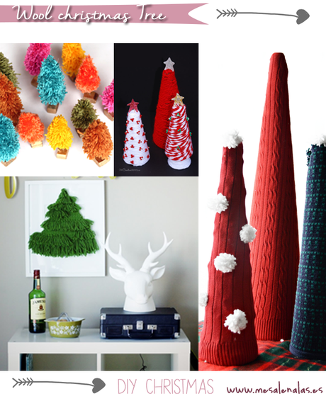 4 PROYECTOS GENIALES PARA PONER UN ÁRBOL DE NAVIDAD ORIGINAL. ATRÉVETE CON EL DIY