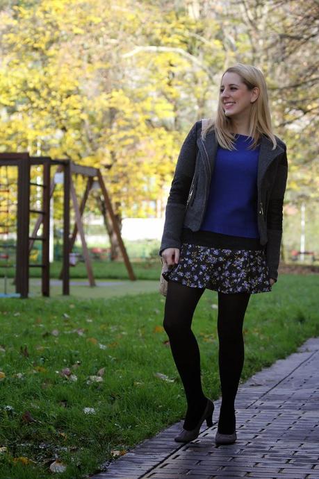 Totally blue with skirt