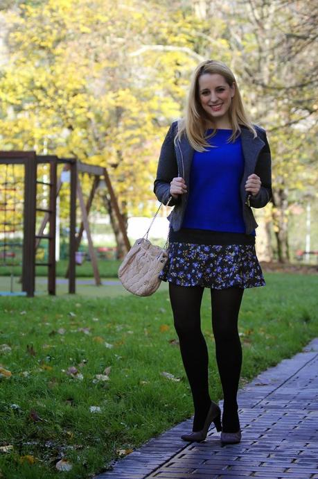Totally blue with skirt