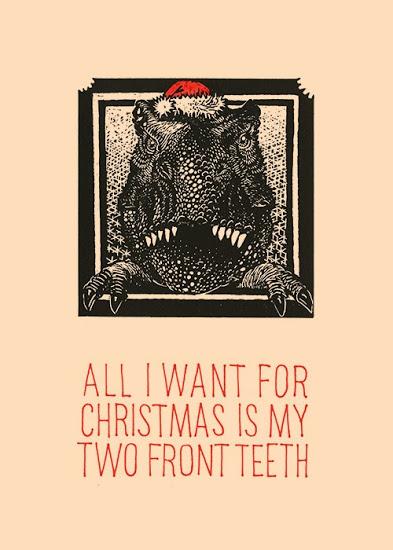 La felicitación navideña dinosauriana de Brian Colley