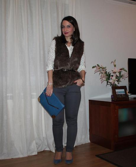 Vuelta al chaleco de pelo...