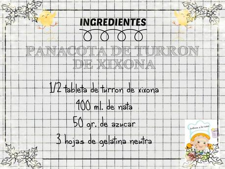 PANACOTA DE TURRON DE XIXONA