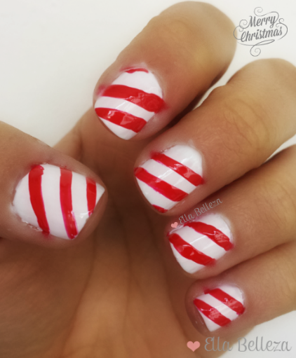 uñas navideñas