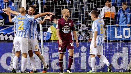 MALAGA CF 4-1 RCD LA CORUÑA  (Copa)