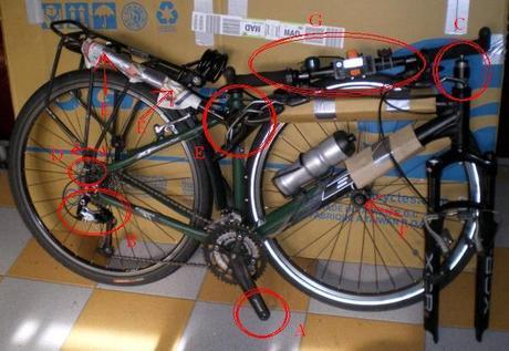 Como llevar una bicicleta en un avión empaquetada