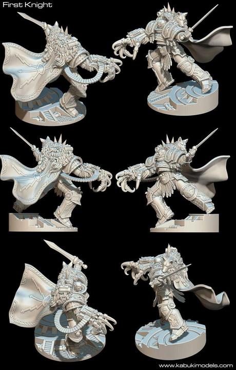 Irek 3D y Kabuki Models presentan al First Knight