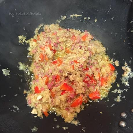 CANELONES LIGEROS DE SETAS JAMON Y VERDURAS (DESAFÍO LIGERO  PARA ANTES DE NAVIDAD)