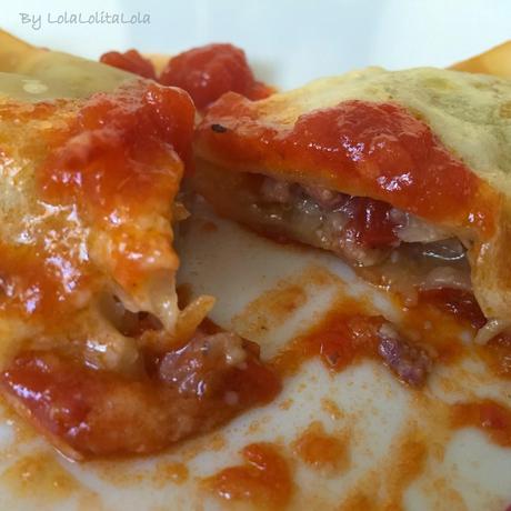 CANELONES LIGEROS DE SETAS JAMON Y VERDURAS (DESAFÍO LIGERO  PARA ANTES DE NAVIDAD)