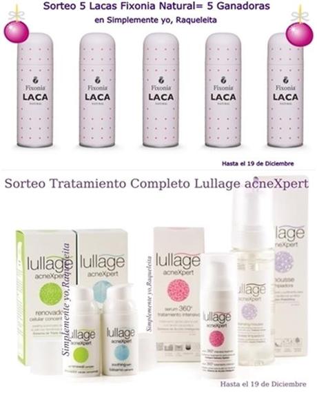 Ganadoras 5 Lacas Fixonia y Tratamiento Completo Lullage AcneXpert