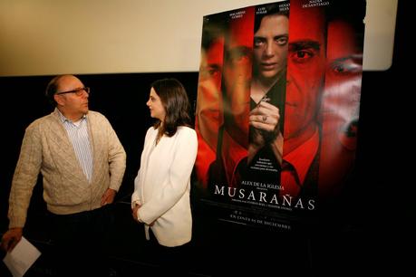 Fotografias de la entrevista de la pelicula MUSARAÑAS con Hugo Silva y Macarena Gomez