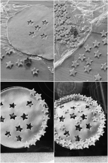 Pie de fresa y ruibarbo