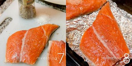 Receta paso a paso de salmón glaseado con miel y mostaza de Dijon