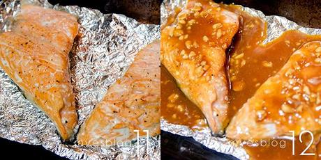 Receta paso a paso de salmón glaseado con miel y mostaza de Dijon