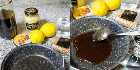 Receta paso a paso de salmón glaseado con miel y mostaza de Dijon