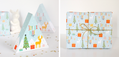 PAPEL DE REGALO IMPRIMIBLE PARA NAVIDAD