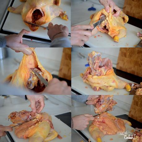 deshuesar pavo pollo gallina paso a paso3 Cómo deshuesar un pavo, un pollo o una gallina