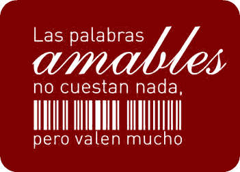 Las palabras amables