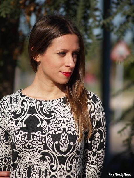 Outfit: B&W Christmas dress